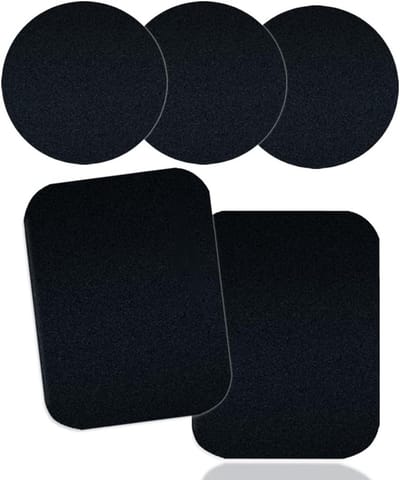 Set van 5 Zelfklevende Dunne Metalen Platen voor Magnetische Bevestigingen, Geschikt voor Telefoonhoesjes en Auto Magneten