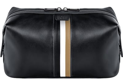 HUGO BOSS toilettas Iconic Washbag Black zwart