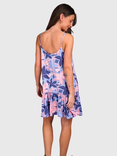 Brunotti - Nami-Print - Jurkje Jewel - Dames - 100% Viscose - Zomerjurk - Loose Fit - XL