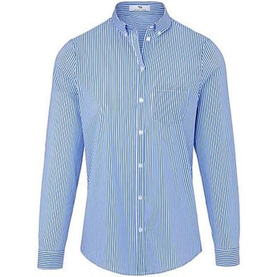 Blouse button-downkraag Van Peter Hahn blauw