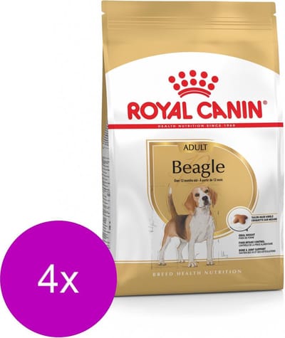 Royal Canin Beagle Adult - Hondenvoer - 4 x 3 kg