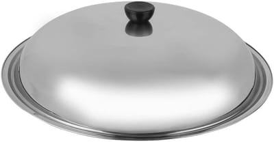 Universele Pan Deksel - Kookdeksel - Koken - Met Stoomgat - 36 cm - Zilver