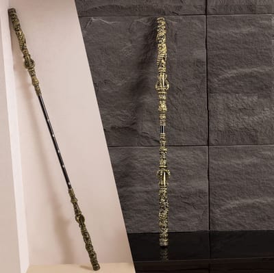 Mythische Wukong randapparatuur/Golden Cudgel/intrekbare grote metalen modelornamenten/Monkey King wapen 1-1.8M