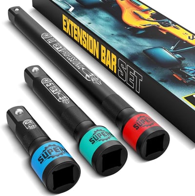 3-delige Verlengstukset voor 1/2" Dopsleutels