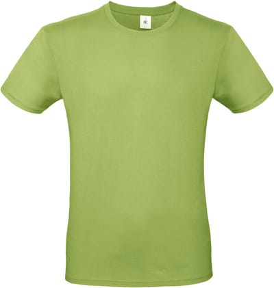 Classic E150 T-shirt B&C Collectie Pistachio Maat XS