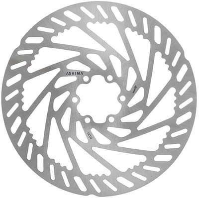 Ashima Aro 27 6b 2 Mm E-bike Remschijf Zilver 180 mm