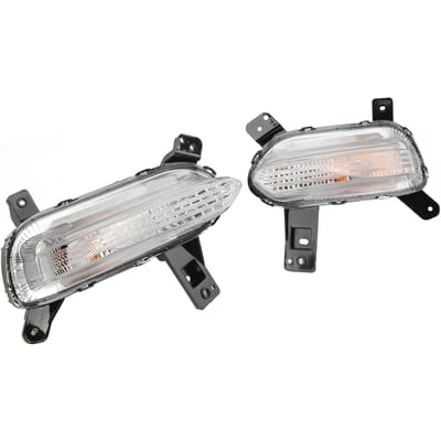 Dagrijlicht Links Rechts Mistlamp Assembly met Frame Vervanging voor Kia K3 Forte Cerato 2019 2020 gray