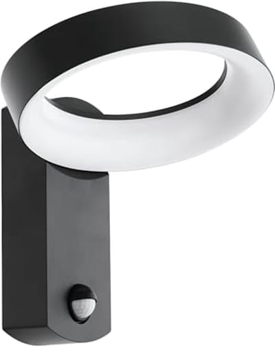 Led-buitenlamp met Bewegingsmelder - Antraciet/Wit - Energiezuinig en Slim