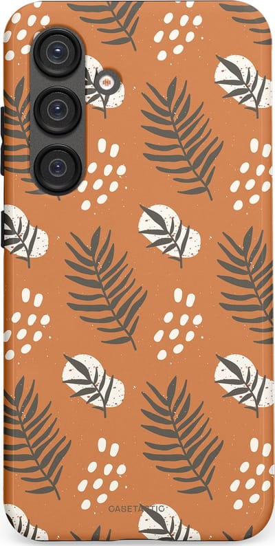 Casetastic Hoesje Geschikt voor Samsung S25 - Stijlvolle Beschermende Duo-layer Case - Rustiek ritme