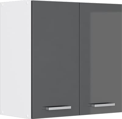 Vicco R-Line Universele hangkast – 60 x 60 cm met deuren Antraciet Hoogglans