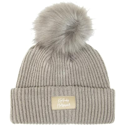 Dames muts met pompon Kentucky