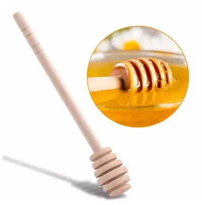 Houten honinglepels – doseren juiste hoeveelheid honing – licht – set van 3
