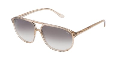 Lozza SL1827L Beige trasparente 58/15/140 UNISEX Zonnebrillen