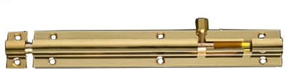 Dailygoods- Deurbout Antiek Messing 212 x 25mm - Deurbeslag - Houten Deuren - Veiligheid - Slijtvast - Corrosiebestendig