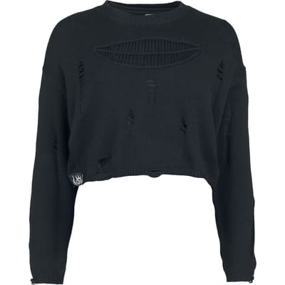 Gothicana by EMP - Gothic Gebreide trui - The Void - S tot XXL - voor Vrouwen - zwart