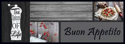 MD Entree - Keukenloper - Vloerkleed - Machinewasbaar - Cook&Wash - Buon app. - 50 x 150 cm