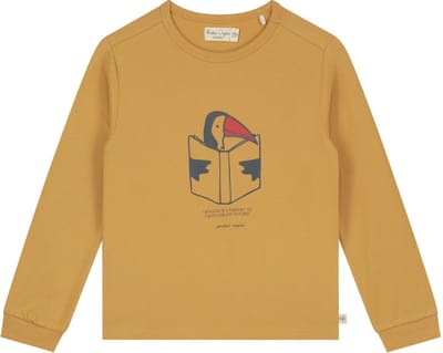 Smitten Organic 'Reading Is A Passport'  T-Shirt - Maat 80