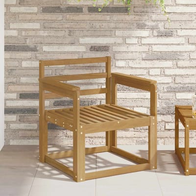 vidaXL - Buiten - bank - set - Massief - Acacia - Hout - Wit