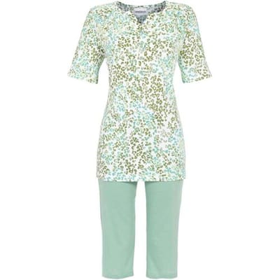 Groene panterprint pyjama van Ringella - Groen - Maat - 38