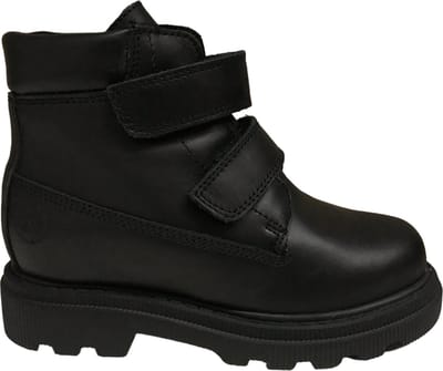 Naturino - Mt 27 - velcro's warme lederen bottine - Daniela - zwart