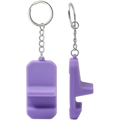 Draagbare Sleutelhanger Hanger Mobiele Telefoon Houder Standaard Creatieve Sleutelhanger Lichtgewicht Mini Bureau Telefoon Steun Voor iPhone Samsung