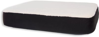 Nexxt Dualuxe Ergonomisch Zitkussen met Gel - 38 x 47.5 x 7 cm - Zwart/beige - Wasbare Hoes