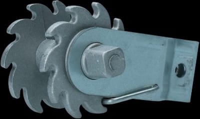 ZoneGuard Draadspanner met tandrad - Eenvoudige bediening - Aluminium/Zink