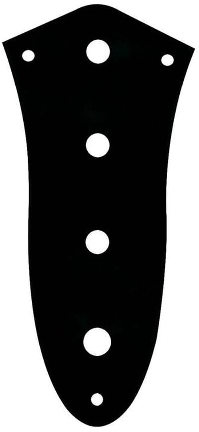 Boston CP-JB-B Control Plate voor Jocker Bass - Zwart Glanzend