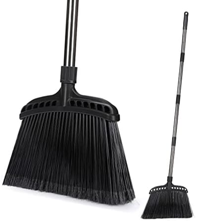 Lange Steel Broom voor Binnen en Buiten