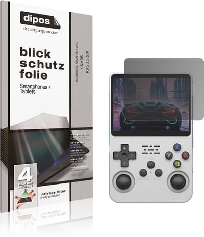 dipos – Matte Privacy Screenprotector geschikt voor KINMRIS R36S 3.5 Zoll | Anti-Spy Beschermfolie