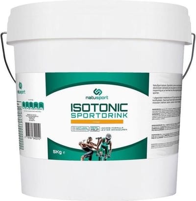 Natusport Isotone Sportdrank - Elektrolyten & Koolhydraten - Emmer - Orange - 5kg