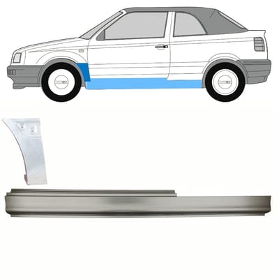 Reparatiepaneel dorpel + voorste spatbord voor Volkswagen Golf 3 1991-1998