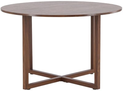 Svea - Diallo ronde eettafel - ø120 cm - walnoot