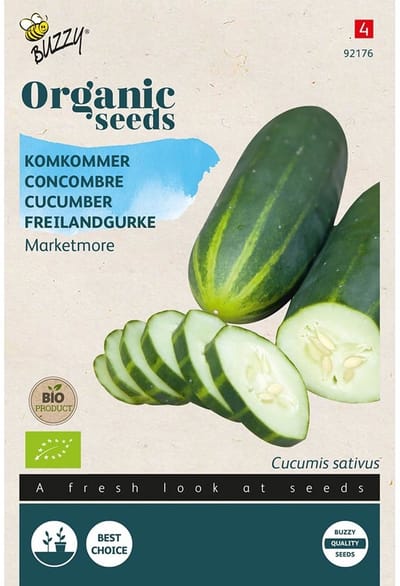 Buzzy® Organic Komkommer Marketmore (BIO)