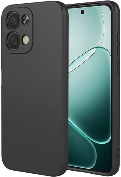 Coverup Hoesje - Geschikt voor OPPO A6 Pro 5G Hoesje - Coverup Colour TPU Back Cover - Zwart