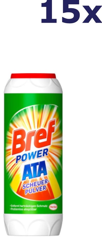 15x Bref Schuurpoeder - 500gr power ATA