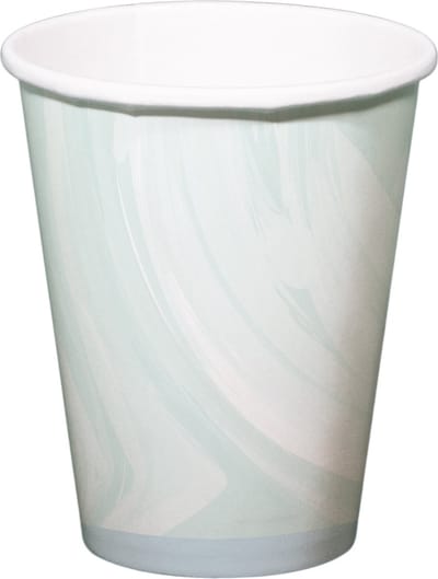 Bekers Marmer Blauw 250ml - 6 stuks