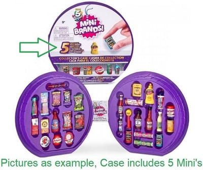 Zuru 5 surprise - mini brands - global collectors case - serie 1