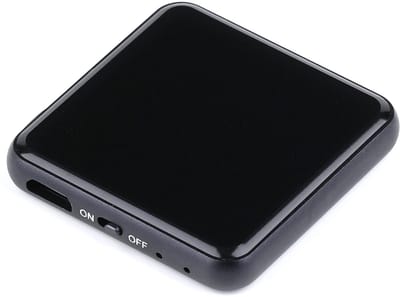 PolkaHome® Voice Recorder, mini afluisterapparaat voor lezingen, vergaderingen en lessen - MP3-afspeelbare Afluisteren Opnemen met geluidsreductie, spy recorder, USB digitale stemrecorder, afluisterapparatuur op afstand