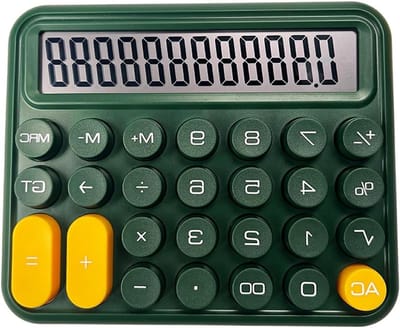 Grote rekenmachine - Financiële calculator - Kosteneffectief beheer - Intuïtieve interface - 175 x 43 x 172 cm - Groente