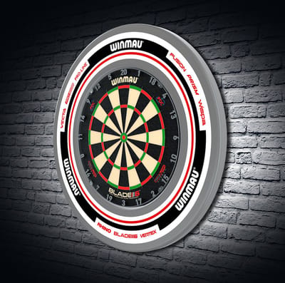 Winmau Advance White Red Dart Surround