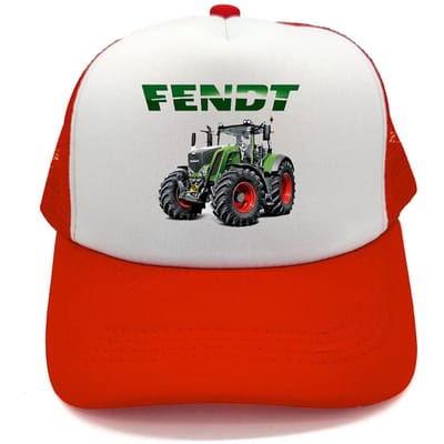 Fendt Trucker Cap Mannen Grappige Landbouw Tractor Landbouw Fendt Hoed Baseballpet Coole Zomer Unisex Mesh Net Petten Adjustable white