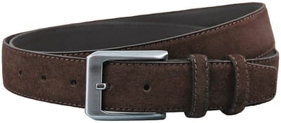 Houtkamp Suede Leren Pantalon Riem - Dames / Heren - Echt Leer - Bruin - Riemmaat 105