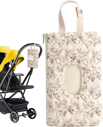 Reisdoekjes Case - Natte Doekjes Houder - Baby Verzorging Onderweg - Multifunctioneel Organiseren - 20x10 cm - A