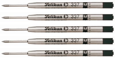 Pelikan balpenvulling 337 medium zwart 5 stuks