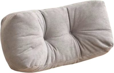 Slaapkussen Stoelkussen Lendensteun – Rugsteun Kussen voor Bureau en Kantoor Comfort - Grijs - Maat 35x20x16cm