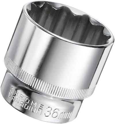 Dailygoods- Diepe Steeksleutel 36mm - Chroom-vanadiumstaal