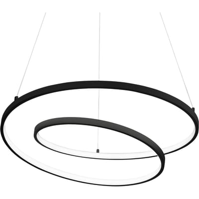 Ideal Lux Oz LED hanglamp Ø 80 cm zwart