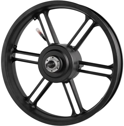 Velg met 250W Motor voor Ouxi V8 / V20 Fatbike – Complete Motornaaf Wiel – Rode Kabel – Zwart