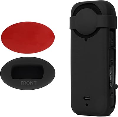 Lensbeschermer Camera - Beschermhoes Set - Camera Beschermen - Antislip Desktop Mount - 157 cm - Zwart